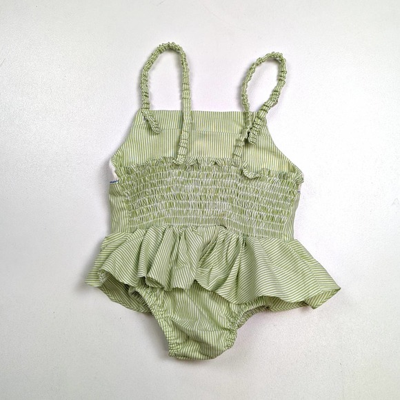 Silly Goose Seersucker Sunsuit Sz 2 - Picture 2 of 4